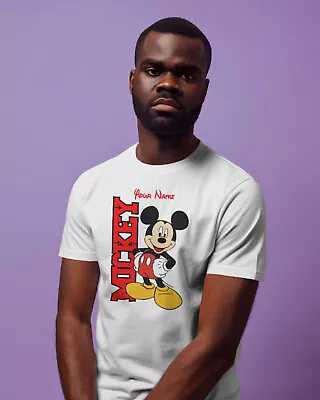 Buy Personalised Mickey Mouse T-Shirt, Disneyland Mickey Mouse Shirt, Birthday Gift • 14.99£