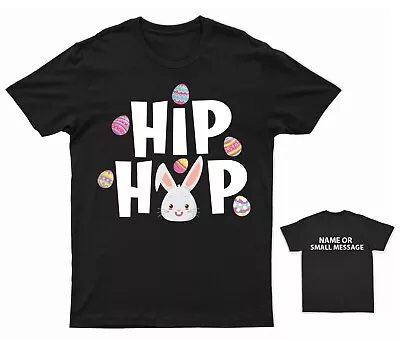 Buy Hip Hop Easter Bunny T-Shirt Personalised Gift Customised Name Message • 10.95£