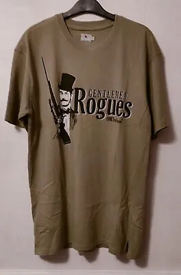 Buy One True Saxon Gentleman Rogues Khaki T Shirt M Heavy Cotton Excellent Quality  • 29.99£