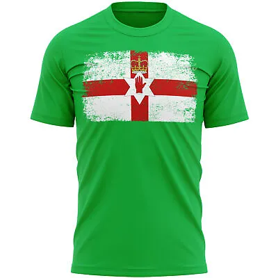 Buy Northern Ireland Grunge Flag T Shirt Football Sports Event Supporters Gifts F... • 14.95£