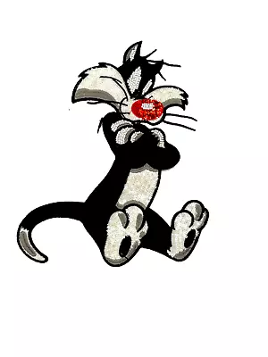 Buy Looney Tunes Sylvester The Cat Patch Embroidered Badge Iron Sew On Clothes Bag • 9£