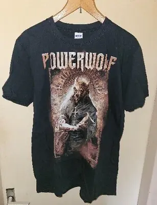 Buy Powerwolf T Shirt Size L Stossgebet Poer Metal Heavy Metal Rock • 19.99£