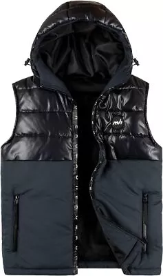 Buy Hooded Padded Gilet Men Body Warmers Water Resistant Sleeveless Jacket Outerwear • 10.99£