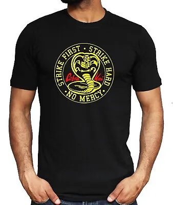 Buy Cobra Kai T-shirt Mens  Cobra Kai Gift  The Karate Kid  Retro Tv Show Martial !! • 9.49£