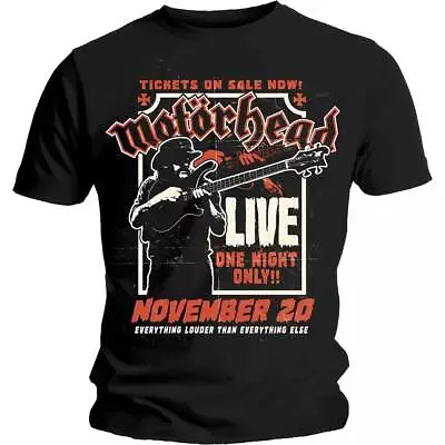 Buy Motorhead Lemmy Firepower Official Tee T-Shirt Mens Unisex • 17.13£