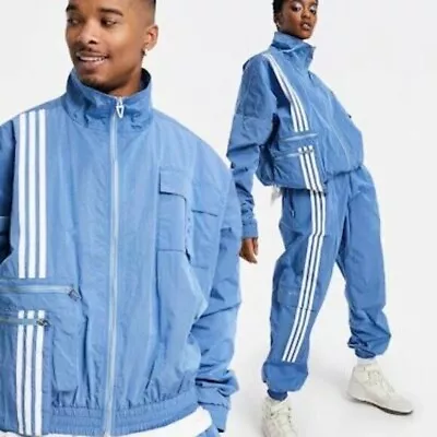 Buy Ivy Park Blue Adidas Track Jacket XXXL Unisex  • 65£