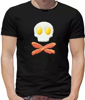 Buy Eggs Bacon Skull And Bones Mens T-Shirt - Breakfast - Fry Up - Full English • 13.95£