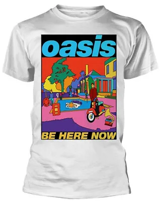 Buy Oasis 'Be Here Now' (White) T-Shirt - NEW & OFFICIAL! • 17.69£
