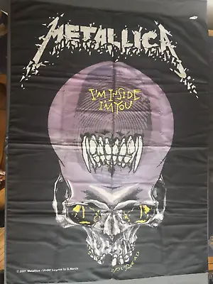 Buy Metallica Old Poster Flag - C G.Merch Year 2001 (like New) Rare • 33.60£