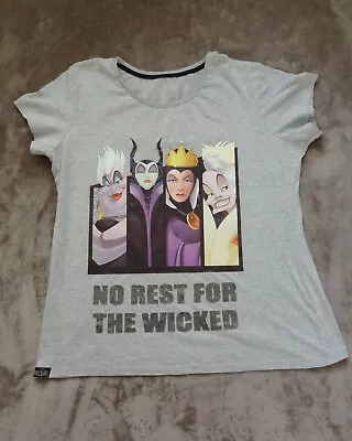 Buy Disney Villains T-shirt No Rest For The Wicked • 9.90£