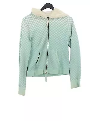 Buy Vans Women's Hoodie M Blue Checkered Cotton With Polyester Pullover • 8£