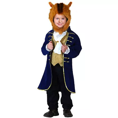 Buy Halloween Clothes Boy Beauty And The Beast Costume Beast Cosplay Suit Kid Outfit • 19.24£