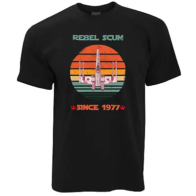 Buy Star Wars Unofficial - 1977 Retro X-wing, Rebel Scum T-Shirt  Rebel Alliance NEW • 14.50£