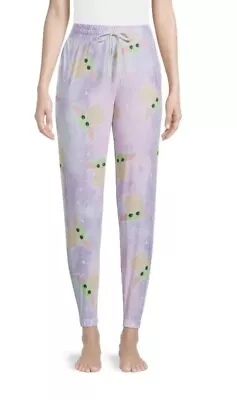 Buy Star Wars Yoda The Mandalorian Women's Sleep Jogger Pajama Pants Large (12-14) • 13.03£