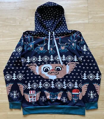 Buy Large 42  Inch Chest Gremlins Gizmo Mogwai Christmas Hooded Top Jumper Sweater • 39.99£