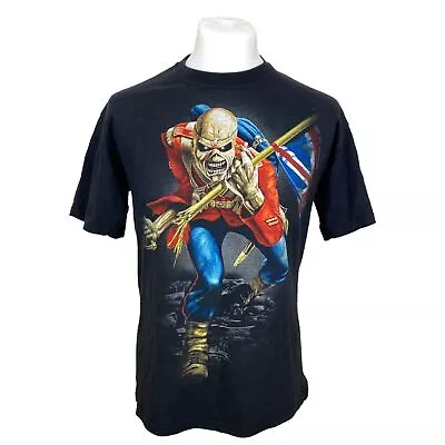 Buy Iron Maiden Vintage  T Shirt 2010 Black Tour Tee Large Graphic Metal Tee • 30£