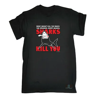 Buy Scuba Diving OW Sharks Kill You - Mens Funny Novelty Top T Shirt T-Shirt Tshirts • 12.95£