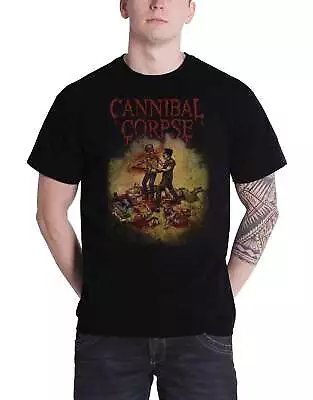 Buy Cannibal Corpse T Shirt Chainsaw Band Logo New Official Mens Black • 18.95£