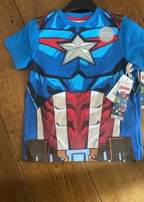 Buy Brand New Boy Or Girl NEW/TAGS Marvel Avengers T Shirt (f&f) Rrp £7 • 0.99£