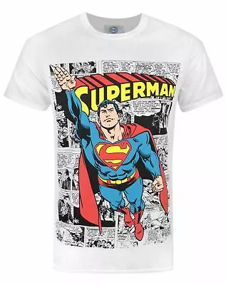 Buy DC Comics White Short Sleeved T-Shirt (Mens) • 14.99£
