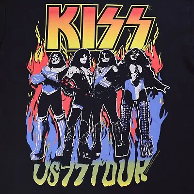 Buy Kiss US Tour 1977 Medium T Shirt - Rare Official Merch 2013 Collectors Item • 25.68£
