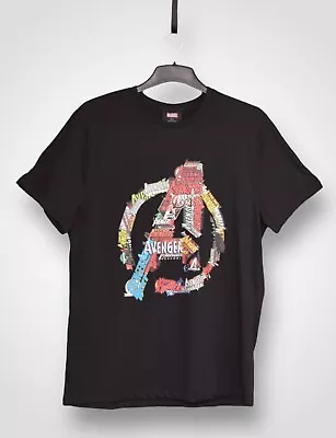 Buy Marvel Avengers T-Shirt Men's Primark Black Size XL New • 10.99£