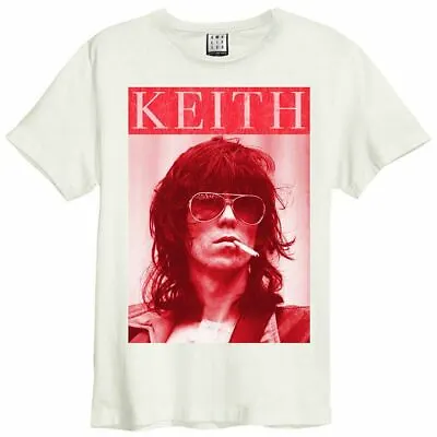 Buy Amplified The Rolling Stones Kool Keef Unisex Vintage White Cotton  T-Shirt • 18.36£