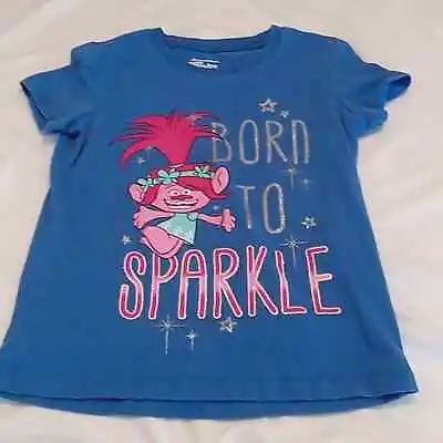 Buy DreamWorks Troll Born To Sparkle Girls Size M T-shirt. • 9.64£