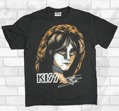 Buy Kiss Rock N Roll Merch Single Stitch Men’s T-Shirt Large VINTAGE GRAPHIC PRINT • 50.59£