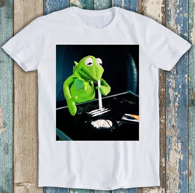 Buy Frog Cocaine T Shirt Muppet Drug Hipster Funny Narcos Gift Retro Unisex Tee 2465 • 7.35£
