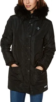 Buy Converse Sideline Down Puffer Women's Jacket (Black) Size XS • 123.12£