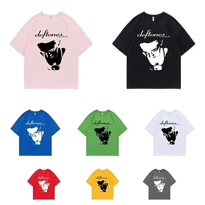 Buy Deftones Unisex Casual T-shirt Hip-hop Fashion Short Sleeve Top Around The Fur • 17.39£