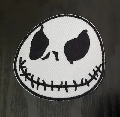 Buy Skellington Face Sew Or Iron On Patch, Halloween Skull Goth Punk Rock Applique O • 1.85£