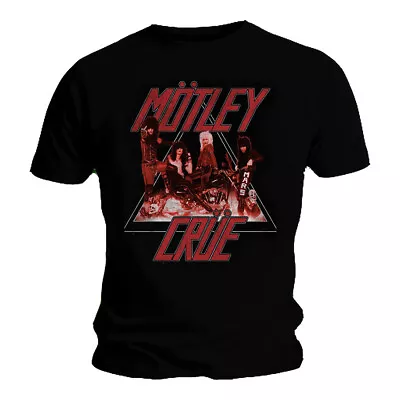 Buy Official Motley Crue T Shirt Too Fast Cycle Black Classic Rock Metal Band Tee • 15.57£