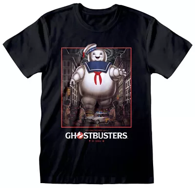 Buy Ghostbusters Stay Puft Square Black T-Shirt OFFICIAL • 14.99£