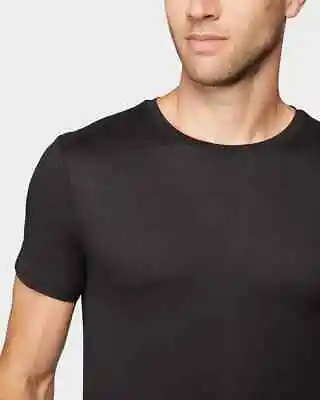 Buy 32 Degrees Men's Cool T-Shirt 3 Pack In Black Space Grey Crew Neck Short Sleeve • 27.99£
