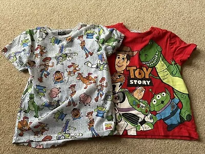 Buy Toy Story T-Shirts X 2  Size 7-8 Years Primark, Good Condition • 5£