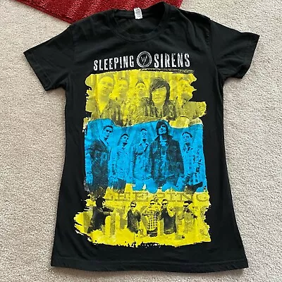 Buy Sleeping With Sirens SWS Juniors XL Band Graphic Tee T-Shirt Post-Hardcore Music • 15.11£