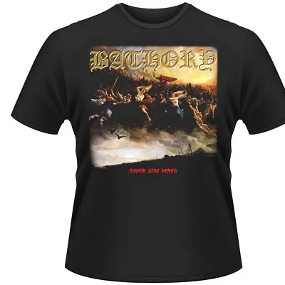 Buy Bathory Blood Fire Death Tshirt-black-large Rock Metal Thrash Death Punk • 12£
