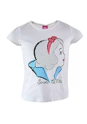 Buy Girls Snow White Disney T Shirt Age 2-3 Years, Short Sleeved, New • 4.99£
