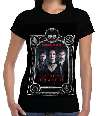 Buy PENNY DREADFUL - TV Show - Womens Capsleeve T-Shirt / Drama, Fantasy, Horror • 18.95£