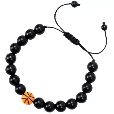 Buy  Basketball Bracelet Men's Jewelry Wear-resistant Decorative Sports Chic Fan • 6.85£