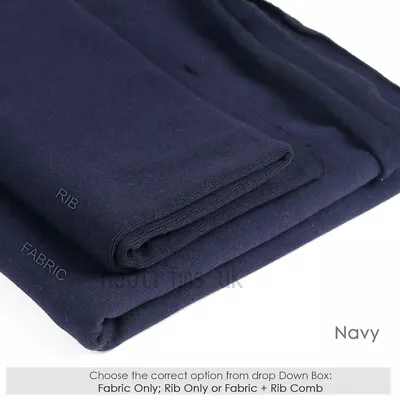 Buy Sweatshirt Fabric & Matching Rib Knit,School Jersey Hoodie Material Wholesale • 84.95£
