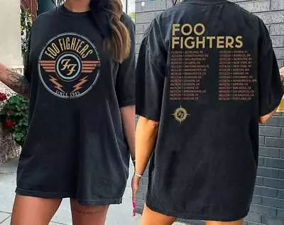 Buy Foo Fighters 2024 Tour Shirt, Everything Or Nothing At , Foo Fighters Fan Gift • 29£