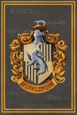 Buy Impact Merch. Poster: Harry Potter - Hufflepuff Crest 610mm X 915mm #245 • 8.01£