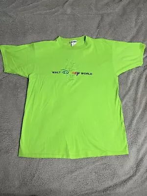 Buy Vintage Walt Disney World Winnie The Pooh Short Sleeve Green T-Shirt Size XL • 18.74£