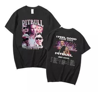 Buy PitBull Feel Good 2021 Tour T Shirt • 14.99£