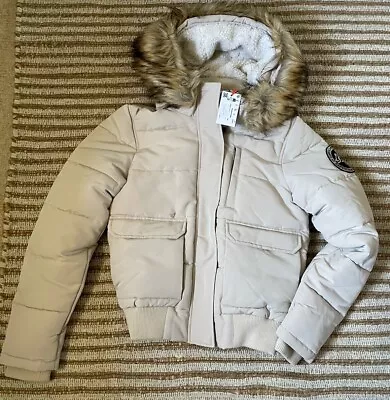 Buy Superdry Bomber Everest Jacket Women’s Size 12 New But Slight Defect  • 10£