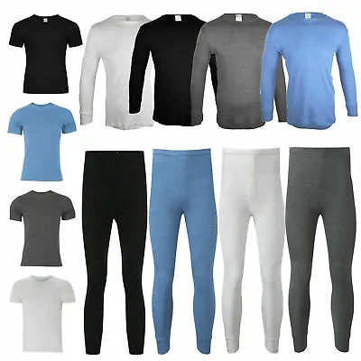 Buy New Mens Underwear Warm Thermal Long/ Sleeve T-Shirt & Long Johns 0.45 TOG S-2XL • 13.99£