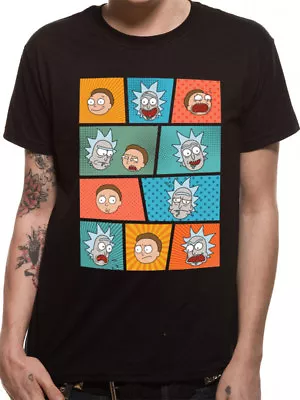 Buy RICK AND MORTY- POP ART FACES Official T Shirt Mens Licensed Merch New • 14.99£